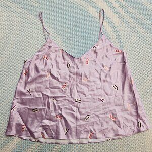 NWT Victoria's Secret Women's Sleeveless Lingerie Top in Large